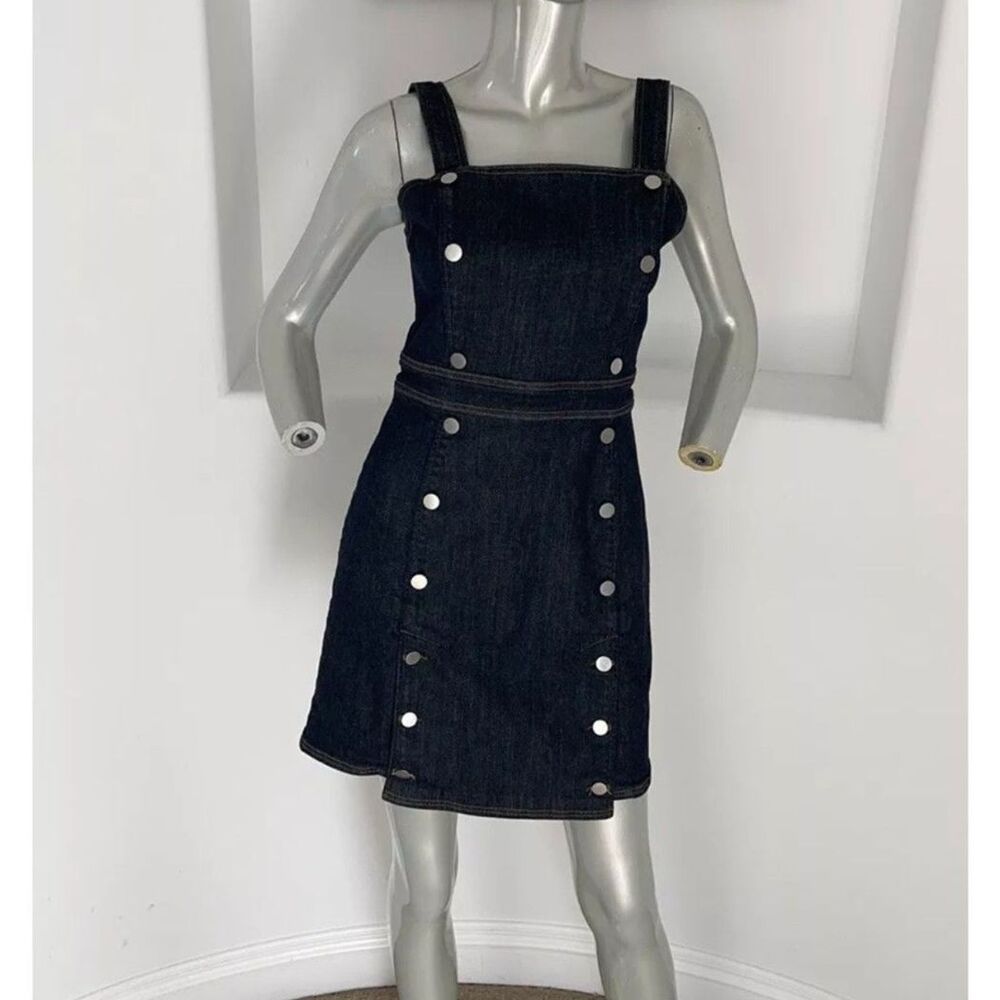 BLDWN Zoe Blue Denim Dress Womens Designer NWOT